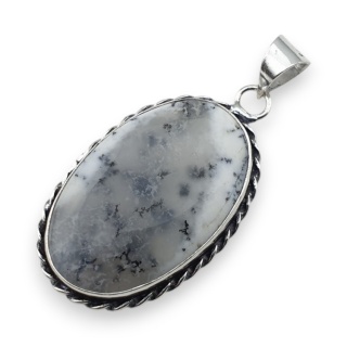 Agat dendrytowy zawieszka 35x23 mm nr 89