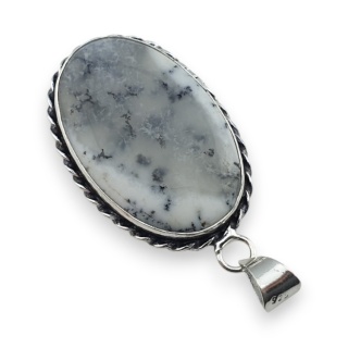 Agat dendrytowy zawieszka 35x23 mm nr 89