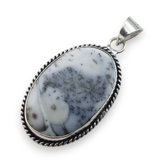 Agat dendrytowy zawieszka 35x23 mm nr 90