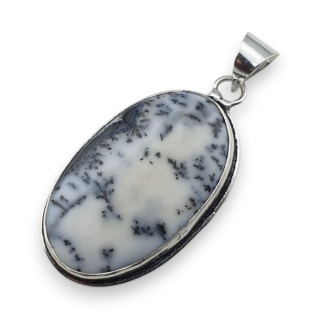 Agat dendrytowy zawieszka 36x22 mm nr 96