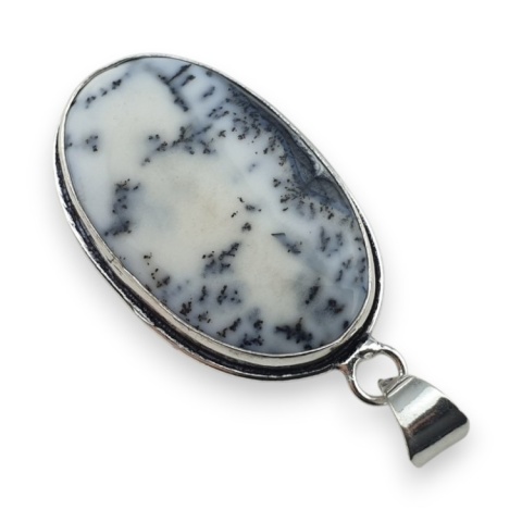 Agat dendrytowy zawieszka 36x22 mm nr 96