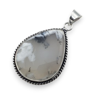 Agat dendrytowy zawieszka 36x27 mm nr 111