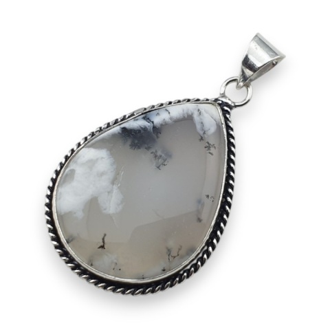 Agat dendrytowy zawieszka 36x27 mm nr 111