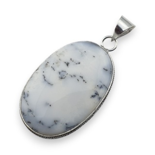 Agat dendrytowy zawieszka 38x25 mm nr 102