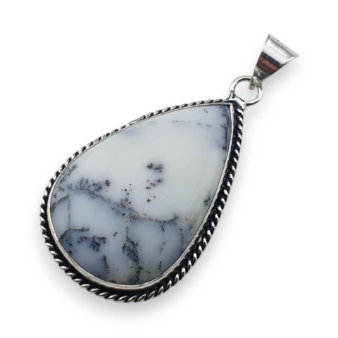 Dentritic agate pendant 38x25 mm no 108