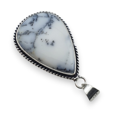 Dentritic agate pendant 38x25 mm no 108