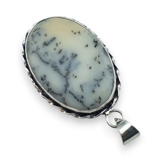 Agat dendrytowy zawieszka 38x26 mm nr 81