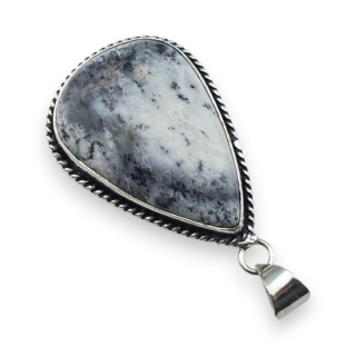 Agat dendrytowy zawieszka 38x26 mm nr 82