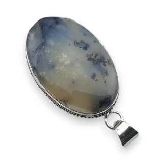 Agat dendrytowy zawieszka 39x26 mm nr 84