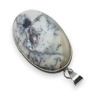 Agat dendrytowy zawieszka 44x28 mm nr 101