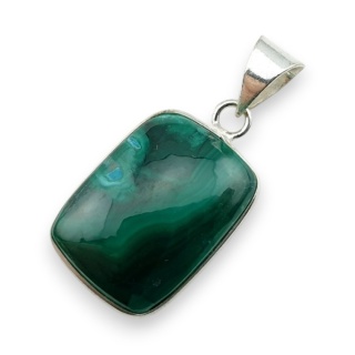 Malachite pendant 23x18 mm no 199