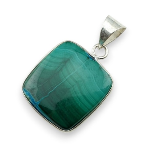 Malachit zawieszka 23x22 mm nr 195