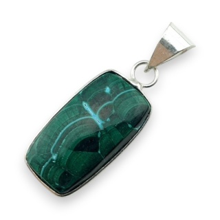 Malachite pendant 25x14 mm no 213