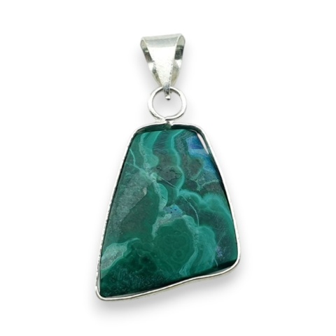 Malachit zawieszka 25x20 mm nr 201