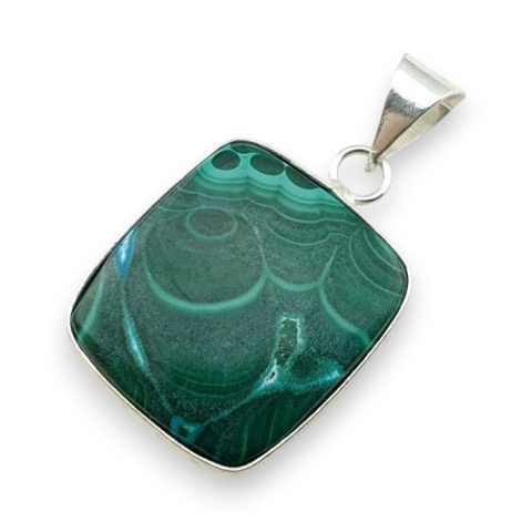 Malachit zawieszka 26x23 mm nr 160