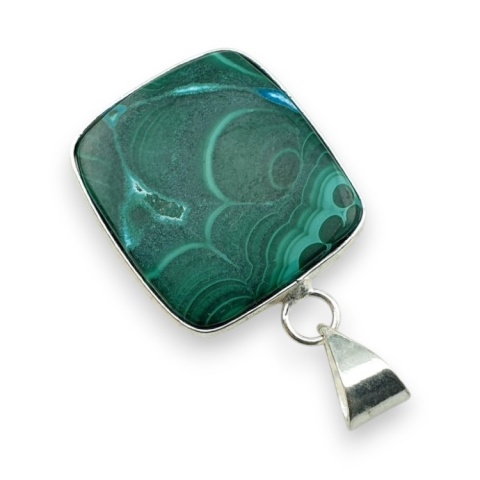 Malachit zawieszka 26x23 mm nr 160