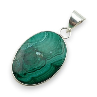 Malachite pendant 27x20 mm no 184