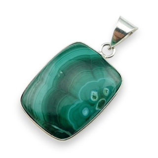 Malachit zawieszka 28x22 mm nr 138