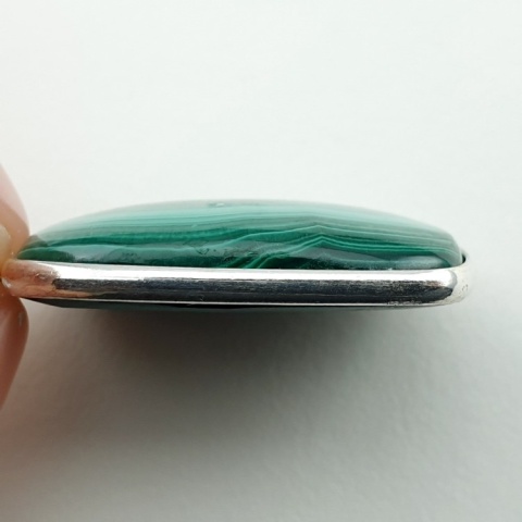 Malachit zawieszka 28x22 mm nr 138