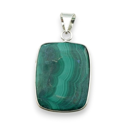 Malachit zawieszka 28x22 mm nr 138