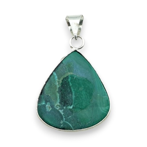 Malachite pendant 28x25 mm no 220