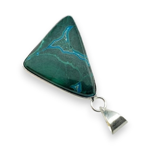 Malachite pendant 31x22 mm no 139