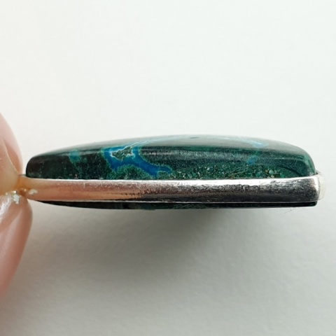 Malachite pendant 31x22 mm no 139