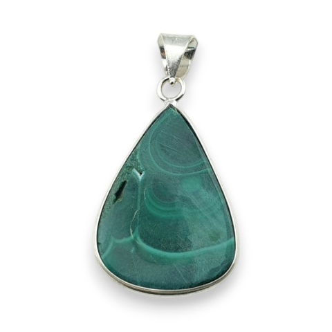 Malachite pendant 31x22 mm no 187