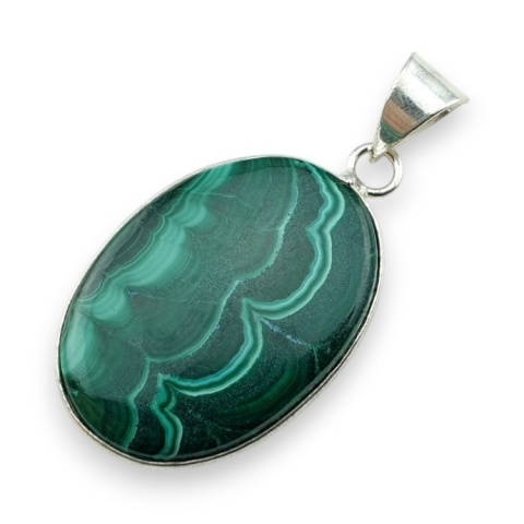 Malachite pendant 32x23 mm no 185