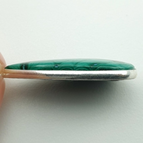 Malachit zawieszka 33x17 mm nr 204