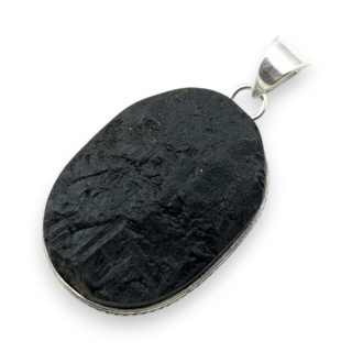 Czarny turmalin zawieszka 35x26 mm nr 306