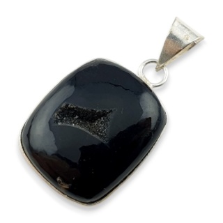 Agat druzy zawieszka 25x21 mm nr 17