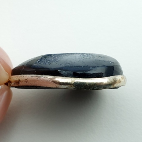 Agat druzy zawieszka 26x22 mm nr 52