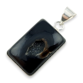 Agat druzy zawieszka 28x18 mm nr 19