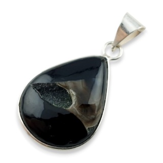 Agat druzy zawieszka 28x21 mm nr 50