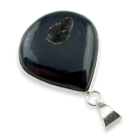 Agat druzy zawieszka 31x30 mm nr 34