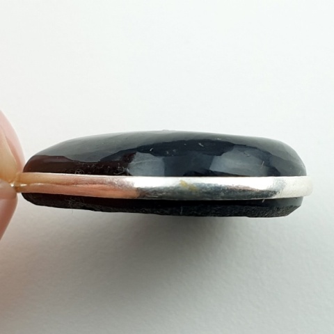 Agat druzy zawieszka 31x30 mm nr 34