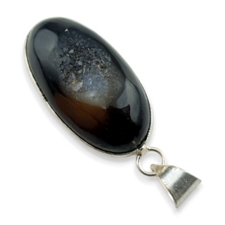 Agat druzy zawieszka 32x17 mm nr 21