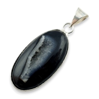 Agat druzy zawieszka 33x19 mm nr 23