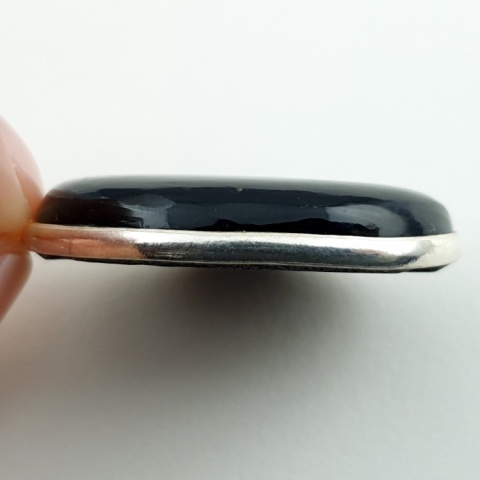 Agat druzy zawieszka 34x26 mm nr 29