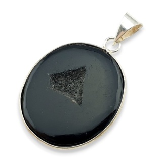 Agat druzy zawieszka 34x29 mm nr 2