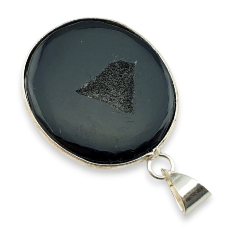 Agat druzy zawieszka 34x29 mm nr 2