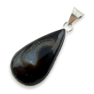 Agat druzy zawieszka 35x20 mm nr 38