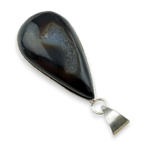 Agat druzy zawieszka 35x20 mm nr 38