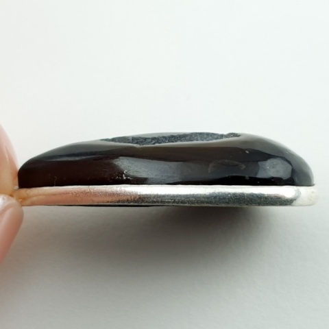 Agat druzy zawieszka 35x20 mm nr 38