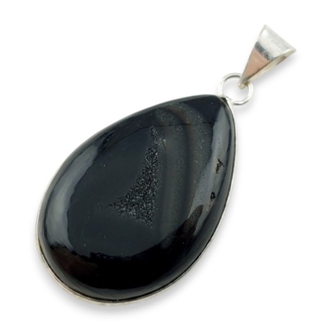 Agat druzy zawieszka 39x26 mm nr 33