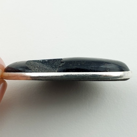 Druzy agate pendant 40x24 mm no 44
