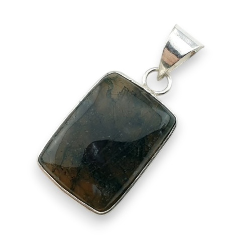 Agat mszysty zawieszka 23x17 mm nr 82