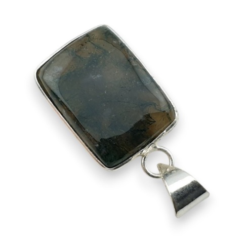 Agat mszysty zawieszka 23x17 mm nr 82