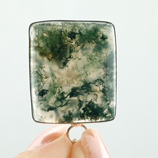 Agat mszysty zawieszka 24x21 mm nr 70